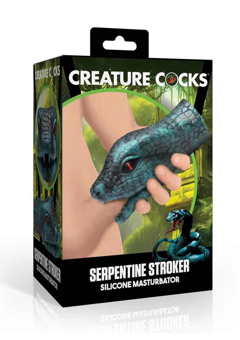 Serpentine Stroker Silicone Masturbator Creature Cocks