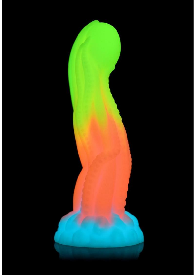 Creature Cocks Tenta-Glow Glow in the Dark Silicone Dildo