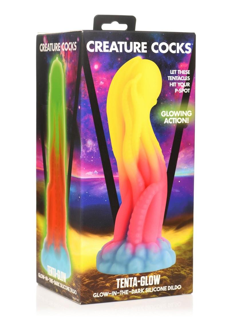 Creature Cocks Tenta-Glow Glow in the Dark Silicone Dildo