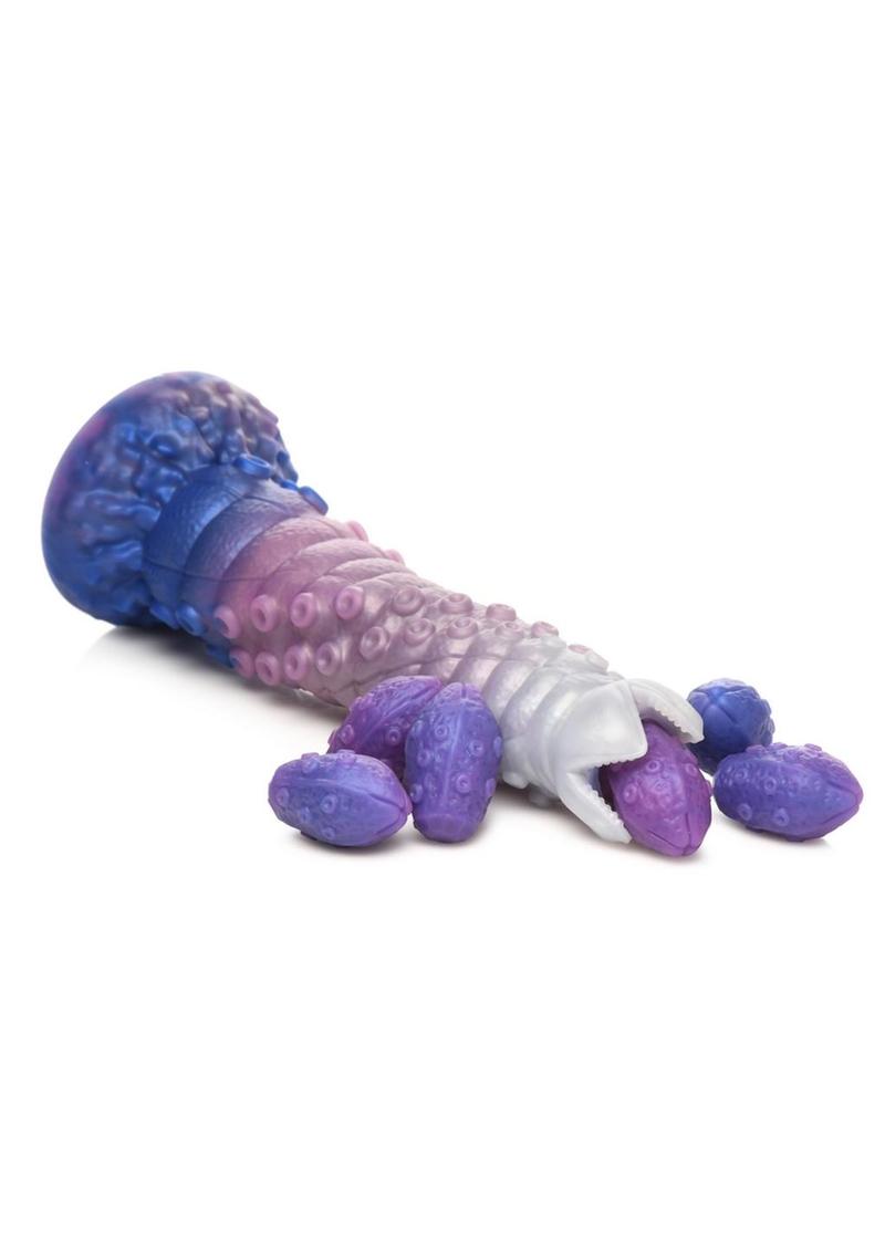 Tenta Queen Ovipositor Silicone Dildo With Eggs