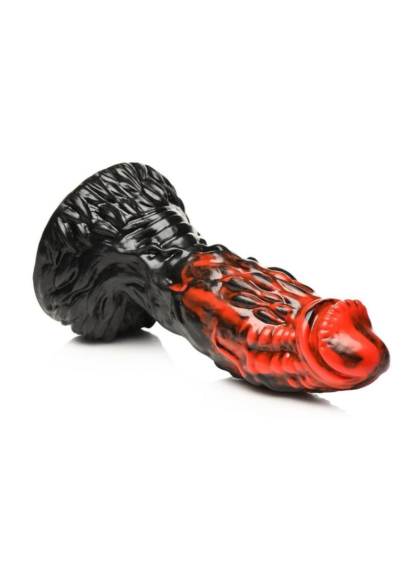Creature Cocks Vulcan Silicone Dildo with Fiery Demonic Desire