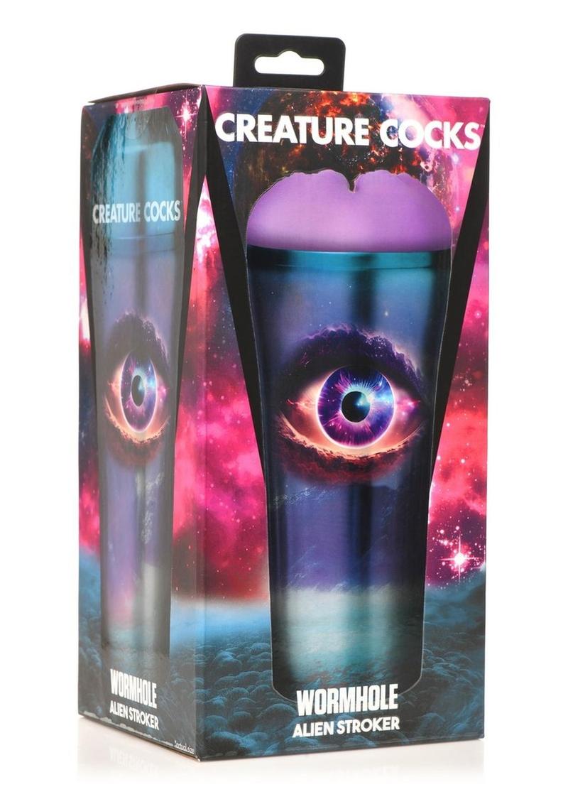 Creature Cocks Wormhole Alien Stroker – Purple And Black