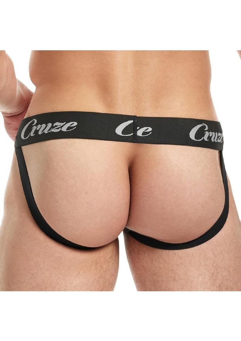 Cruze Neoprene Snap-Down Jock Strap with Silicone Cock Ring