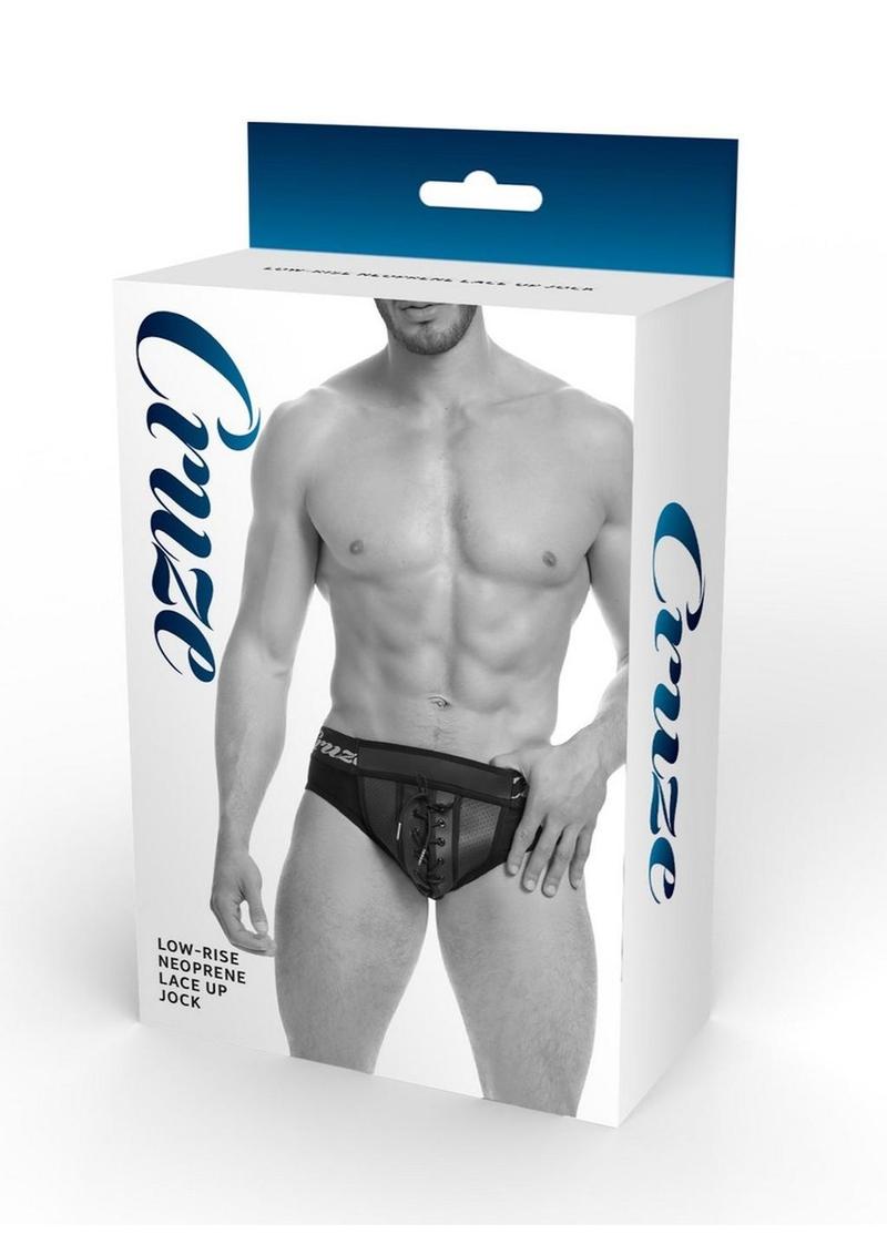 Cruze Men's Low Rise Neoprene Lace Up Jock Sporty Edge Meets