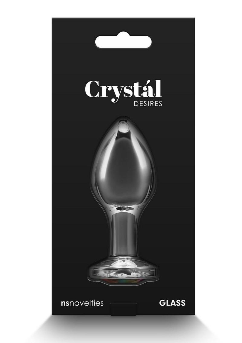 Crystal Desires Gem Glass Anal Plugs
