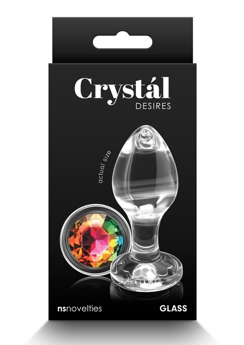 Crystal Desires Gem Glass Anal Plugs
