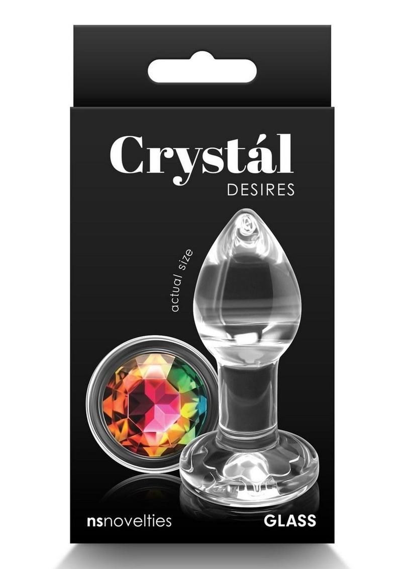 Crystal Desires Gem Glass Anal Plugs