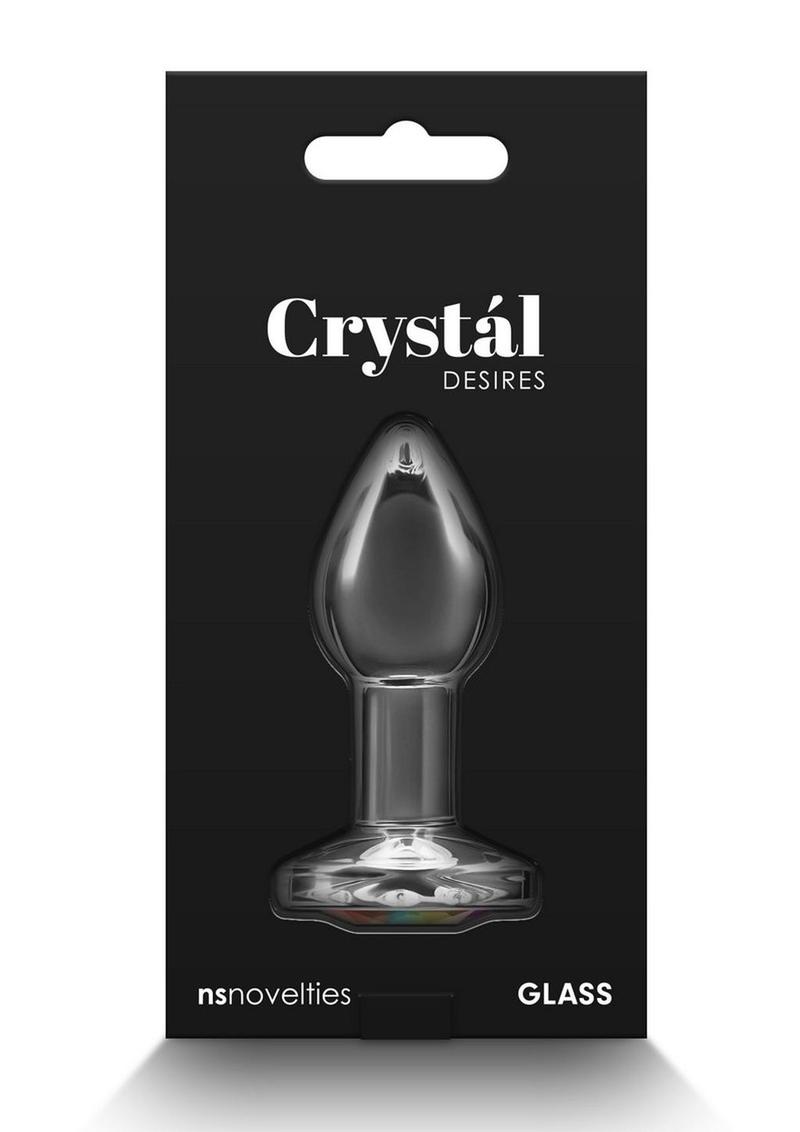 Crystal Desires Gem Glass Anal Plugs