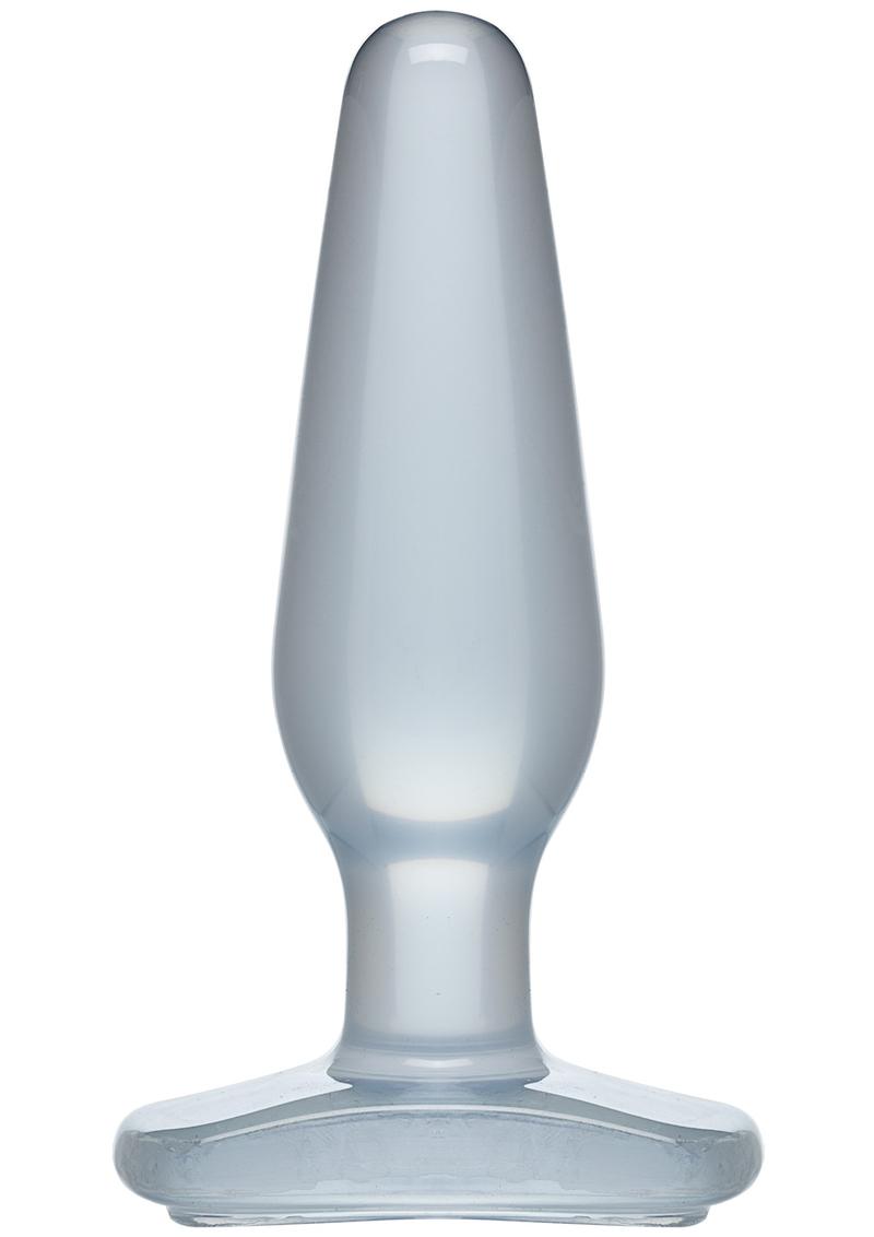 Crystal Jellies Butt Plug Clear Silicone