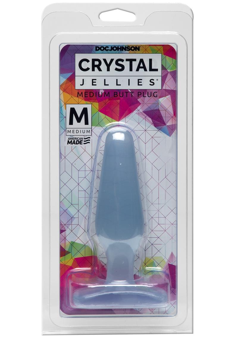 Crystal Jellies Butt Plug Clear Silicone