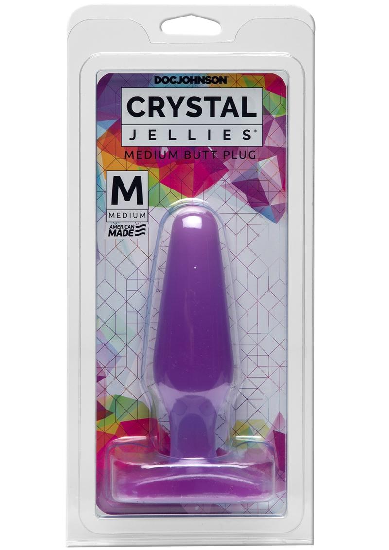 Crystal Jellies Butt Plug Clear Silicone