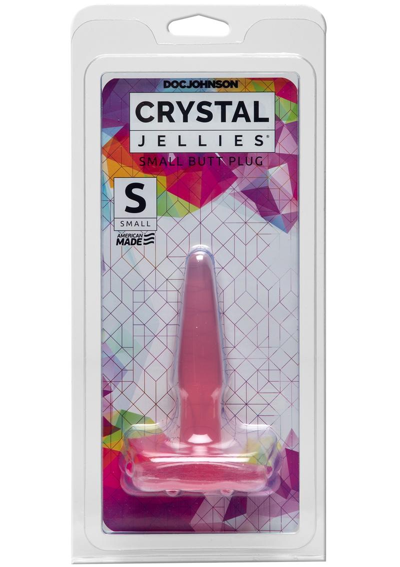 Crystal Jellies Butt Plug Clear Silicone