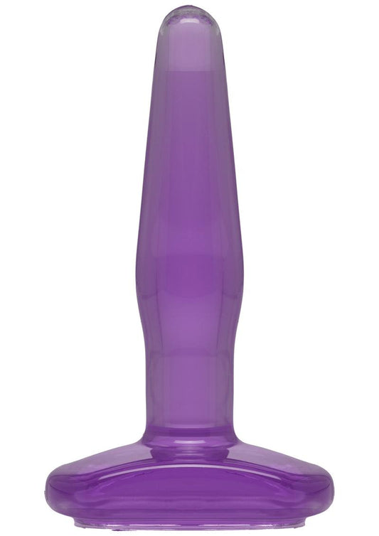 Crystal Jellies Small Purple Butt Plug
