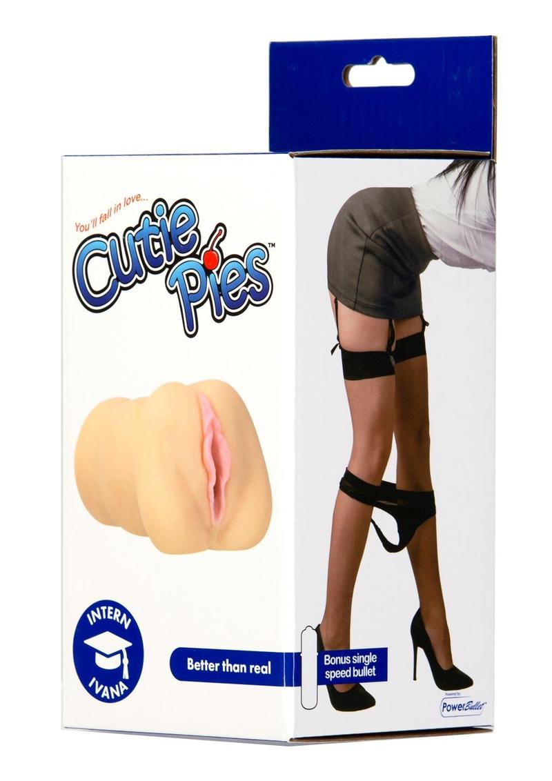 Cutie Pies Intern Ivana Realistic Vagina Stroker with PowerBullet