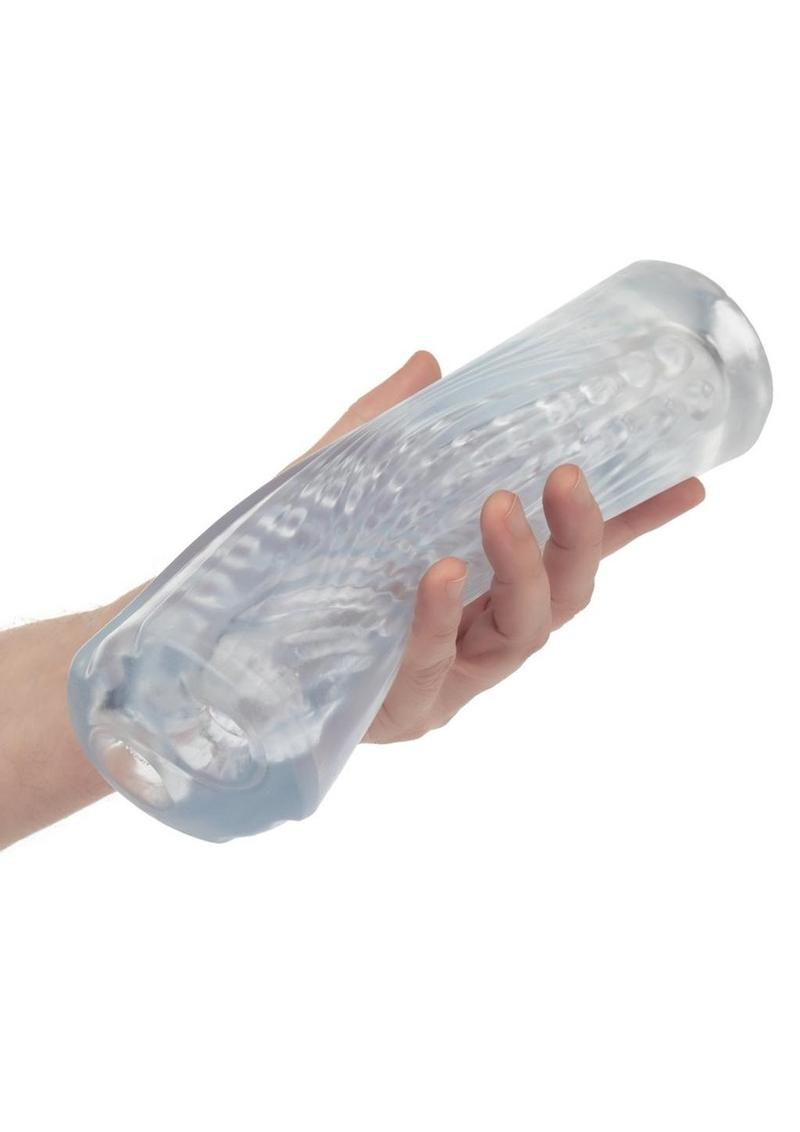 Calexotics Cyclone Dual Ribbed Stroker XL – Clear