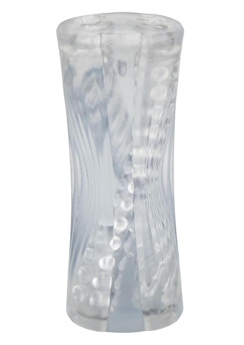 Calexotics Cyclone Dual Ribbed Stroker XL – Clear