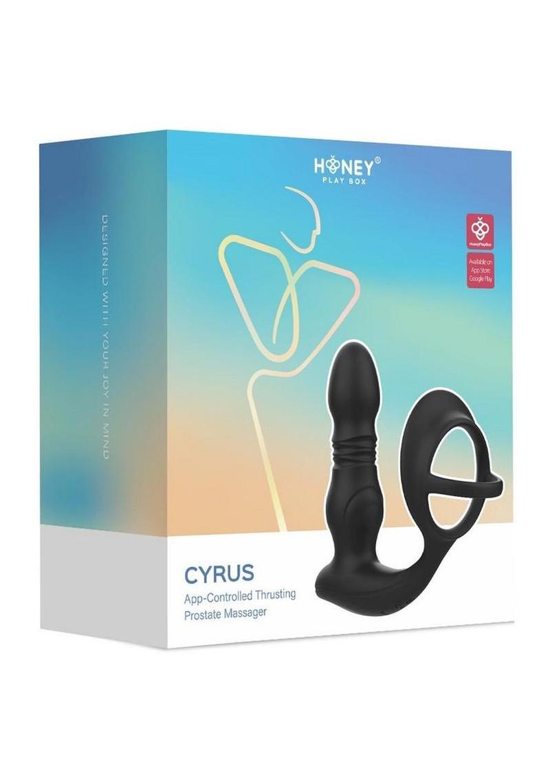 Cyrus App Thrusting Prostate Massager With Cock Ring