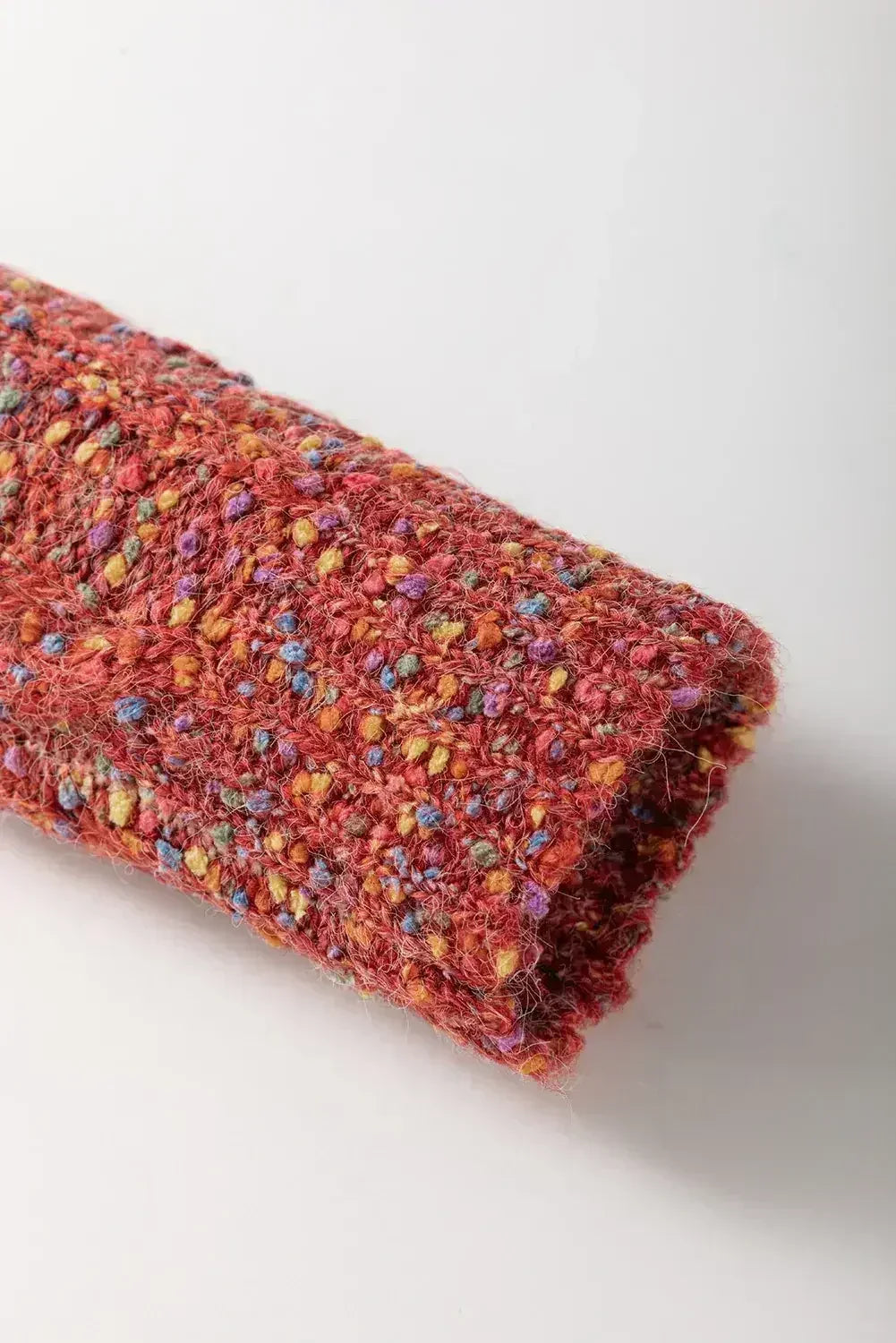 Multicolor Colorblock Confetti Knit Sweater