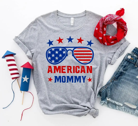 American Mommy T-shirt – Premium Ring-Spun Cotton Tee for Mothers