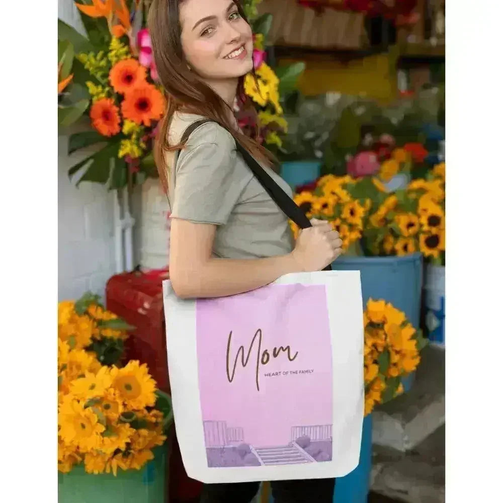Mom Tote Bag - Family-Themed Polyester Carryall | Femstylo