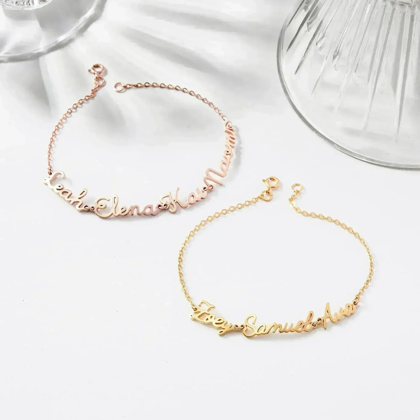 Mom Bracelet With Kids Names, Mother Bracelet, Multiple Names Bracelet