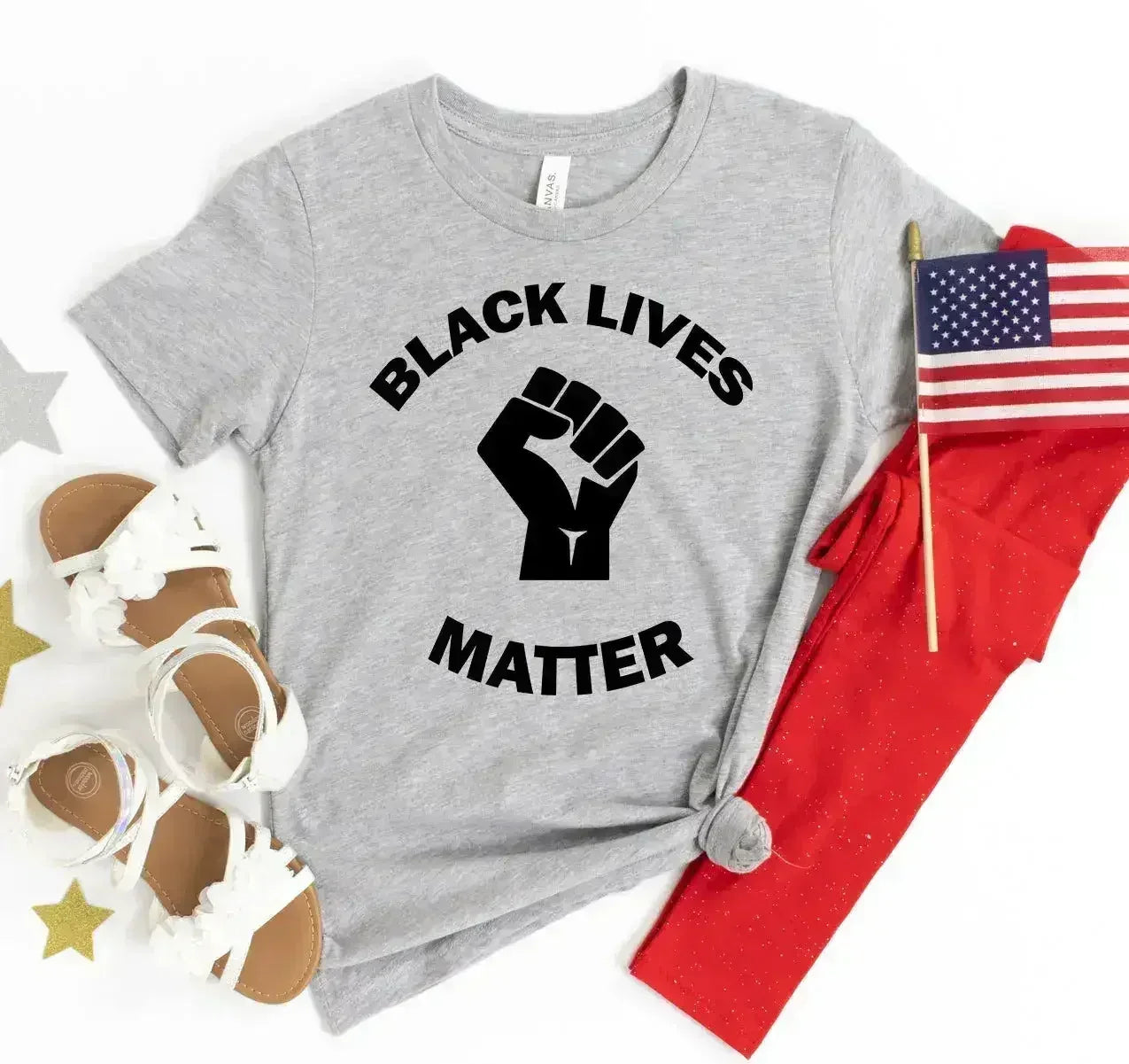 Black Lives Matter Unity Sign T-shirt | Premium Quality, Bella Canvas