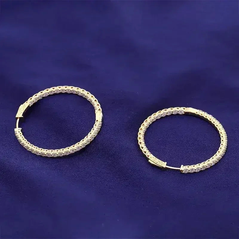 Personalized Big Diameter Earrings – Luxury Statement Jewelry