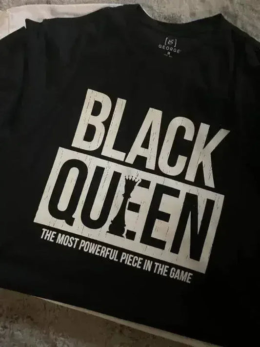 Black Queen T-Shirt | Premium Gildan Unisex Tee, 100% Cotton
