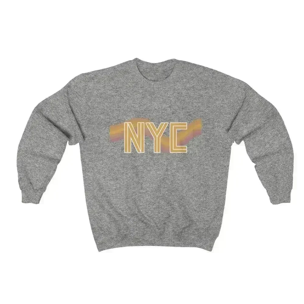 NYC Retro 70's Sweatshirt – Vintage Loose Fit Crewneck