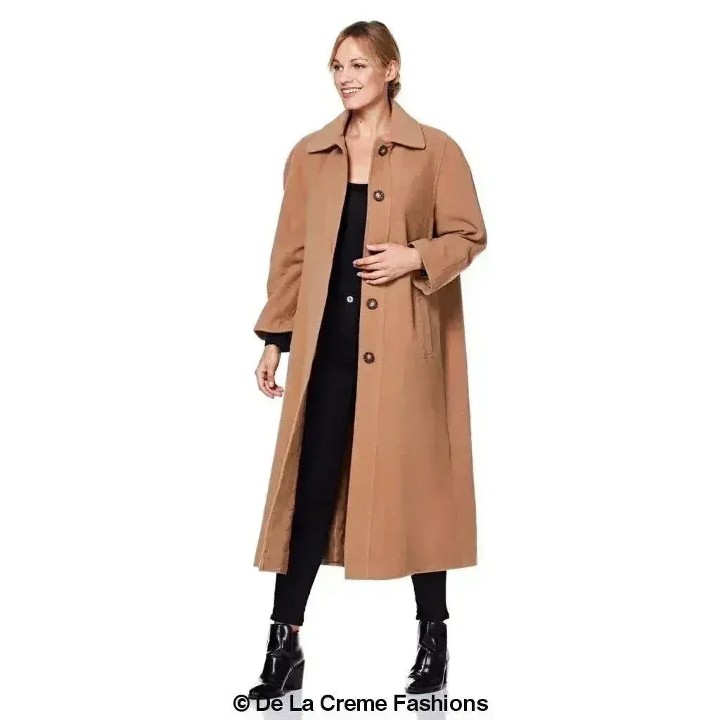 Plus Size Wool Cashmere Coat - Curve Inclusive | Femstylo