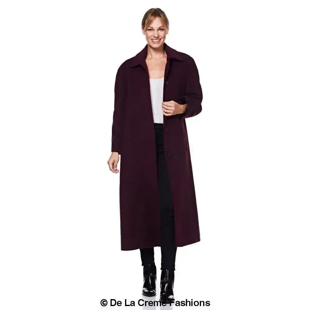 Plus Size Wool Cashmere Coat - Curve Inclusive | Femstylo