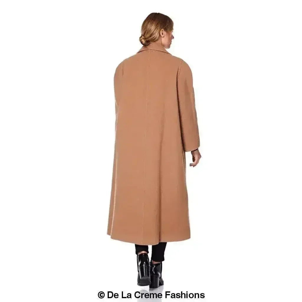 Plus Size Wool Cashmere Coat - Curve Inclusive | Femstylo