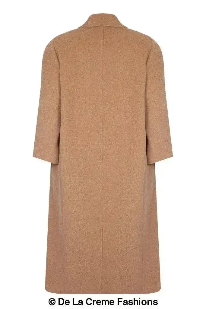 Plus Size Wool Cashmere Coat - Curve Inclusive | Femstylo