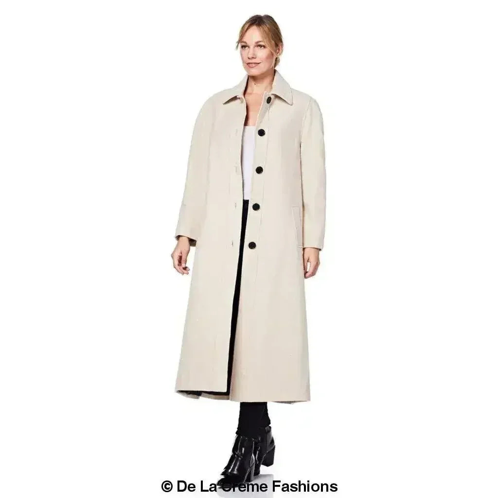 Plus Size Wool Cashmere Coat - Curve Inclusive | Femstylo