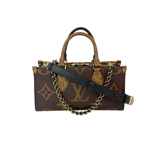 Louis Vuitton Onthego East West Chain Crossbody Shoulder Bag