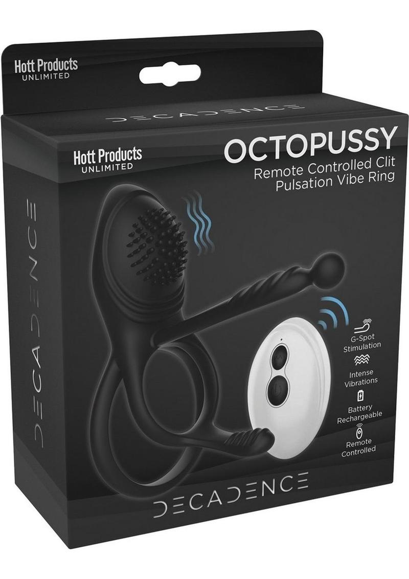 Decadence Octopussy Silicone Vibrating Cock Ring
