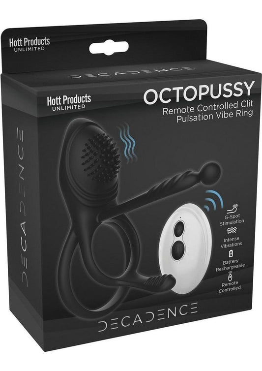 Decadence Octopussy Silicone Vibrating Cock Ring