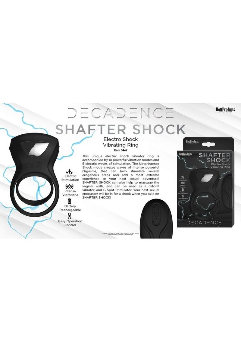 Decadence Shafter Shock Electro Shock Silicone Ring