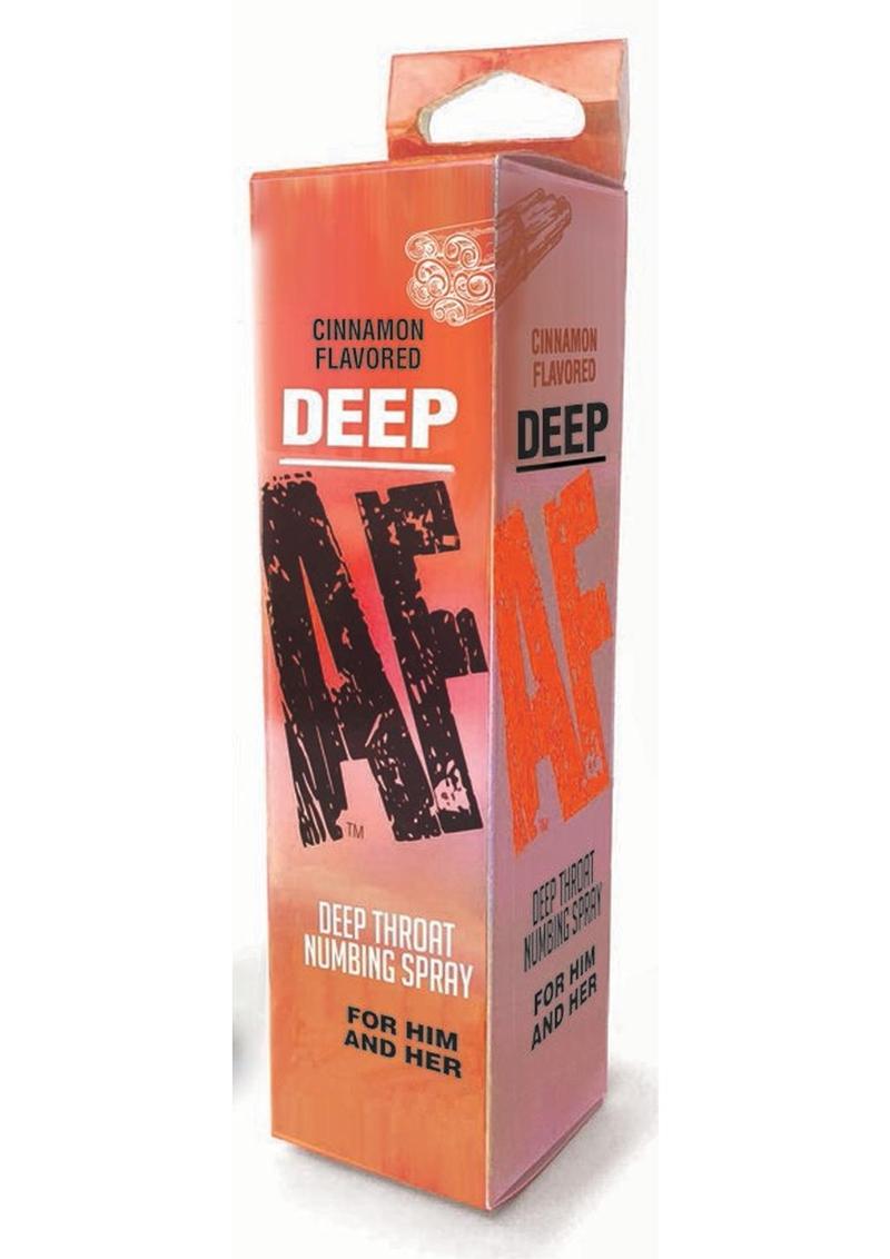 Deep AF Deep Throat Numbing Spray Cinnamon