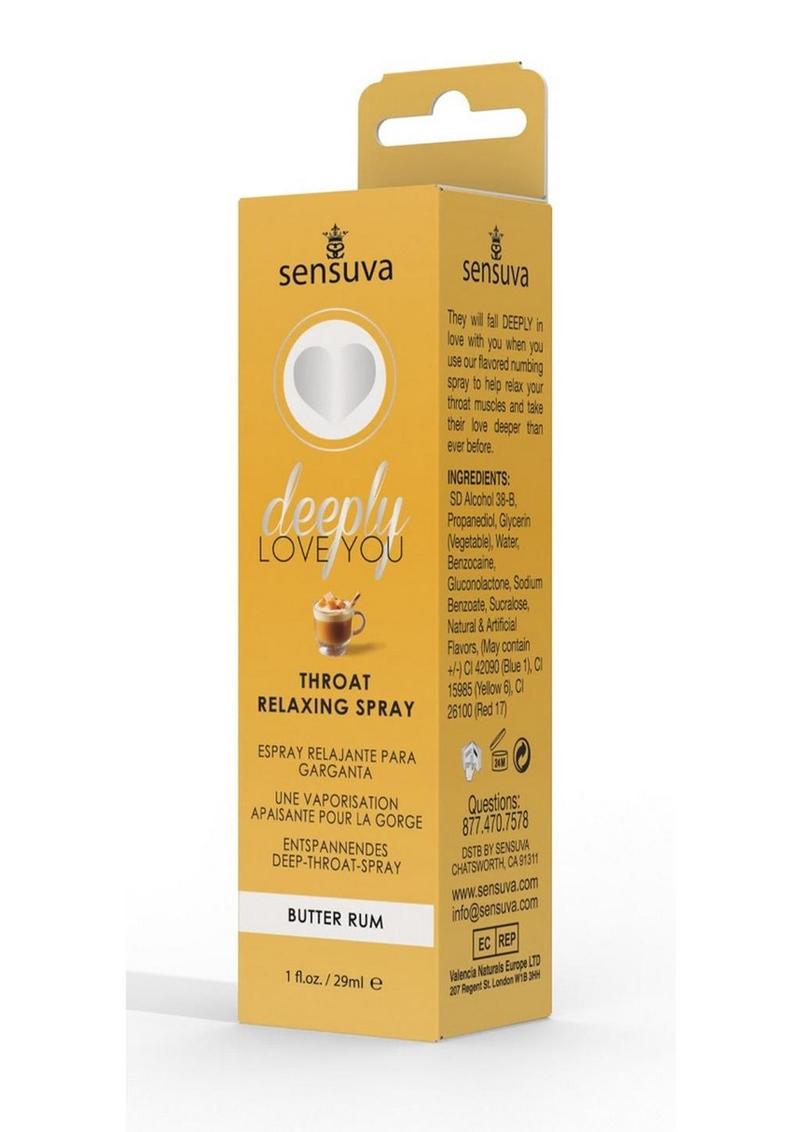 Sensuva Throat Relaxing Deeply Love You Spray