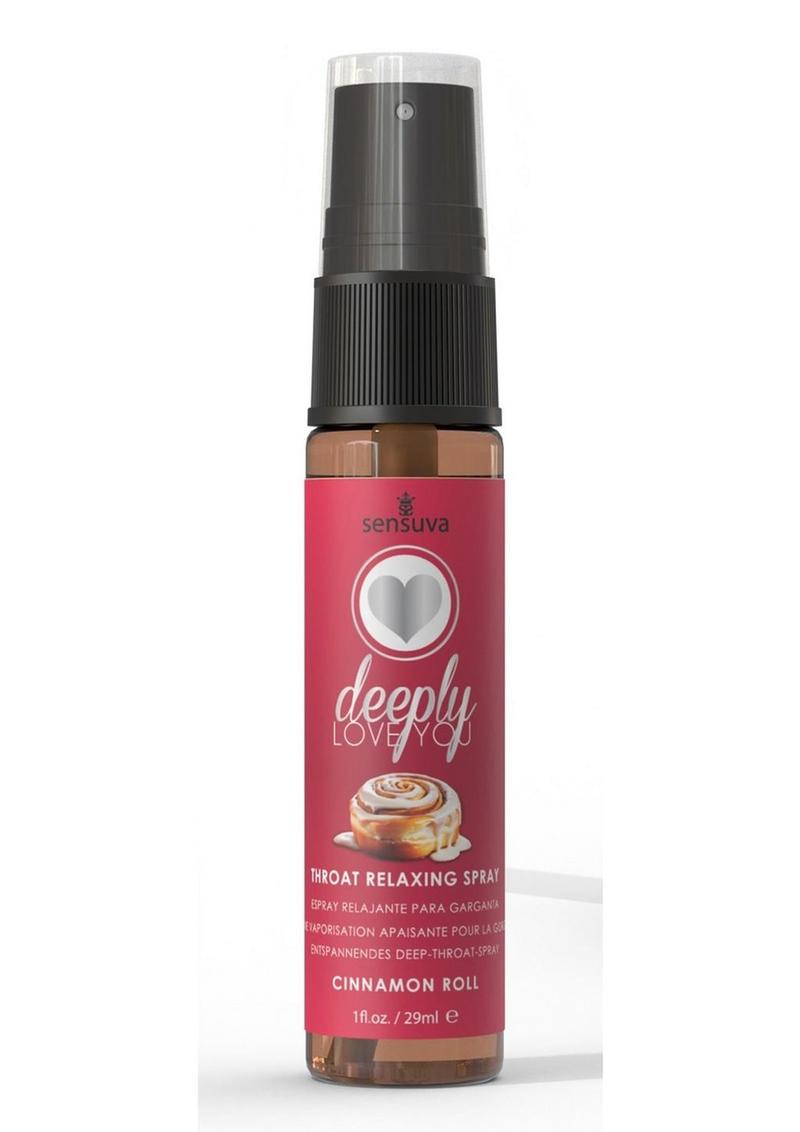 Sensuva Deeply Love You Throat Relaxing Spray Cinnamon Roll