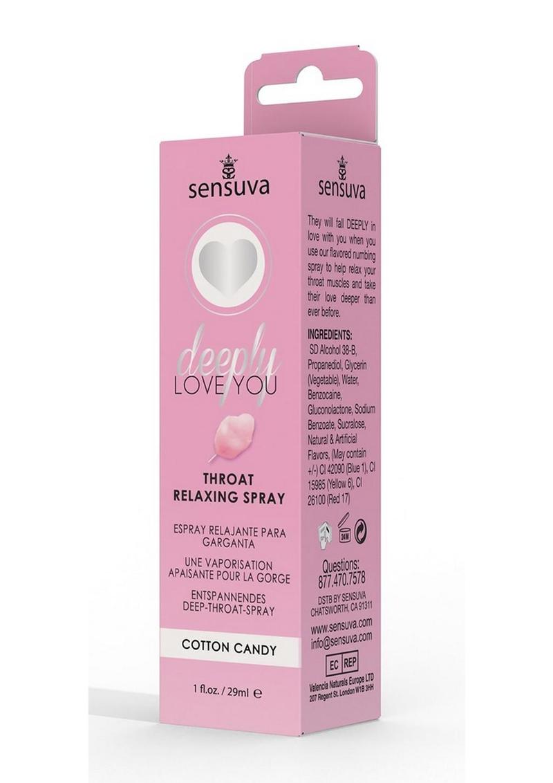 Deeply Love You Throat Relaxing Spray Cotton Candy Flavor