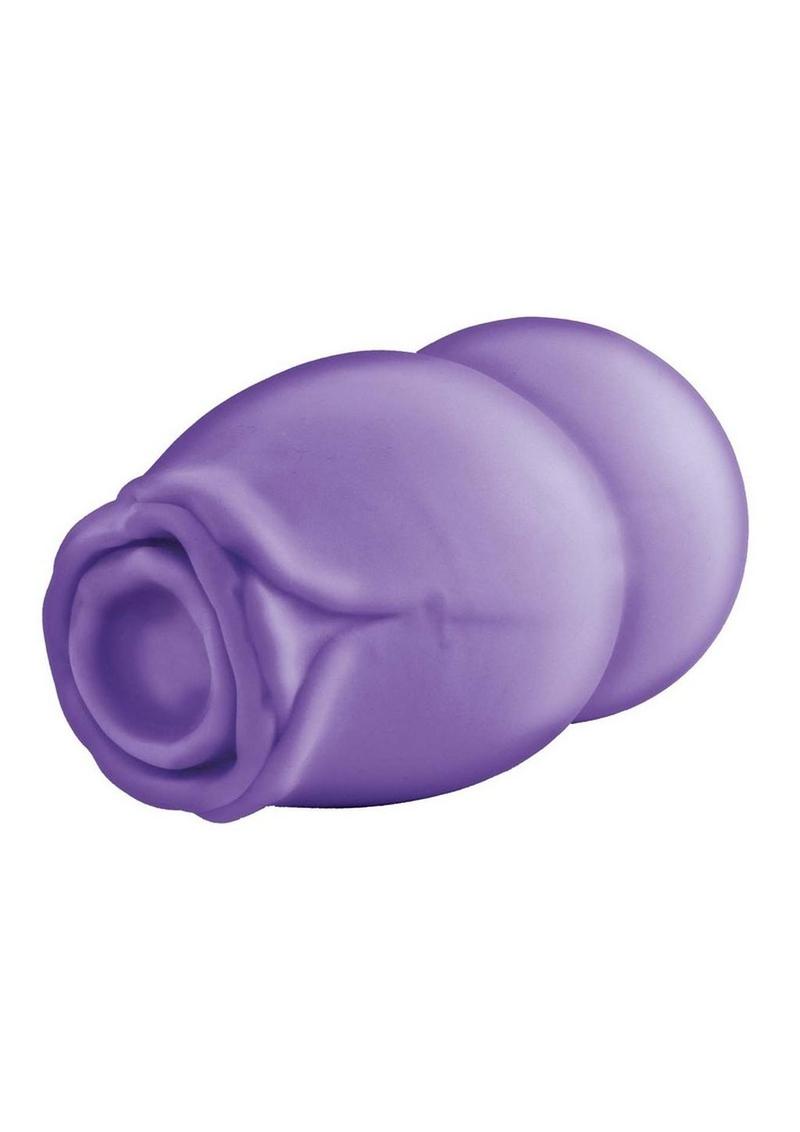 Delite Heated Rose Rechargeable Handheld Masturbator