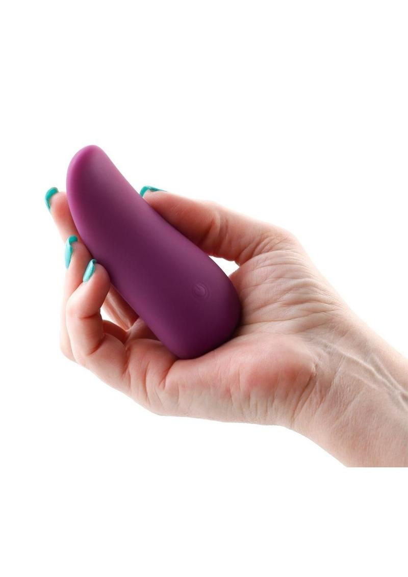 Desire Kama Rechargeable Silicone Vibrator Elegant Curved Design