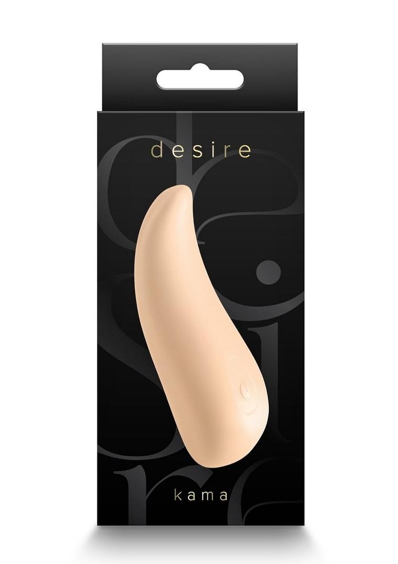 Desire Kama Rechargeable Silicone Vibrator Elegant Curved Design