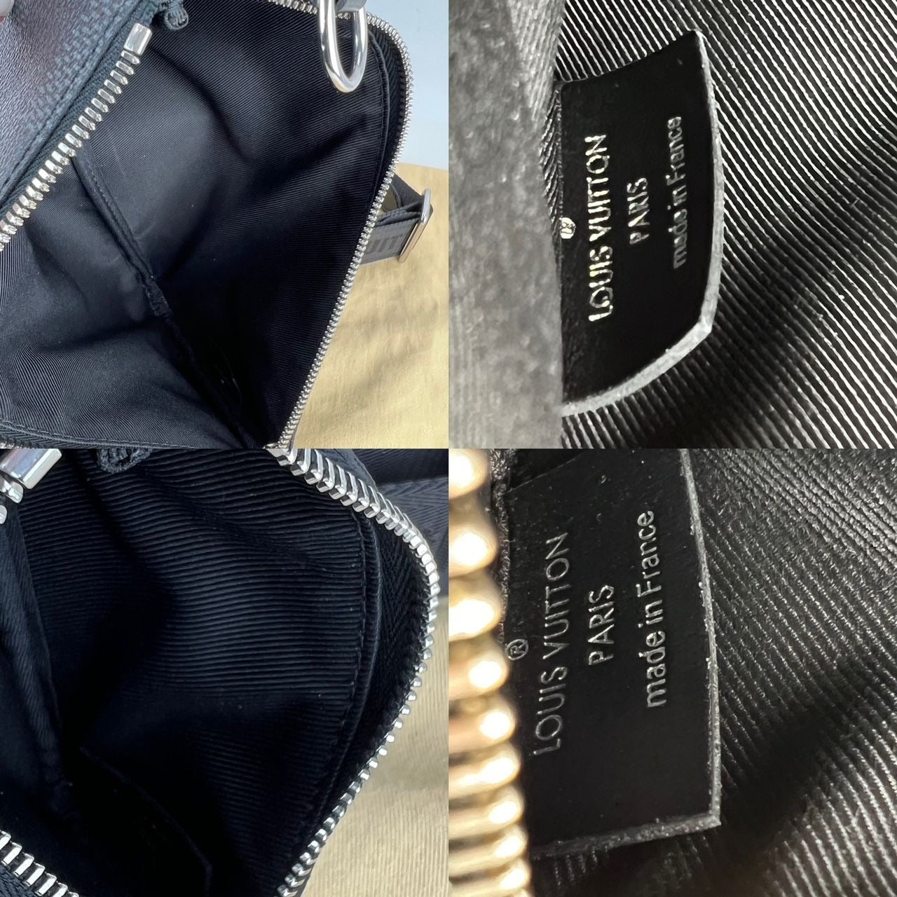 LOUIS VUITTON Trio Messenger Damier Graphite Men's Bag