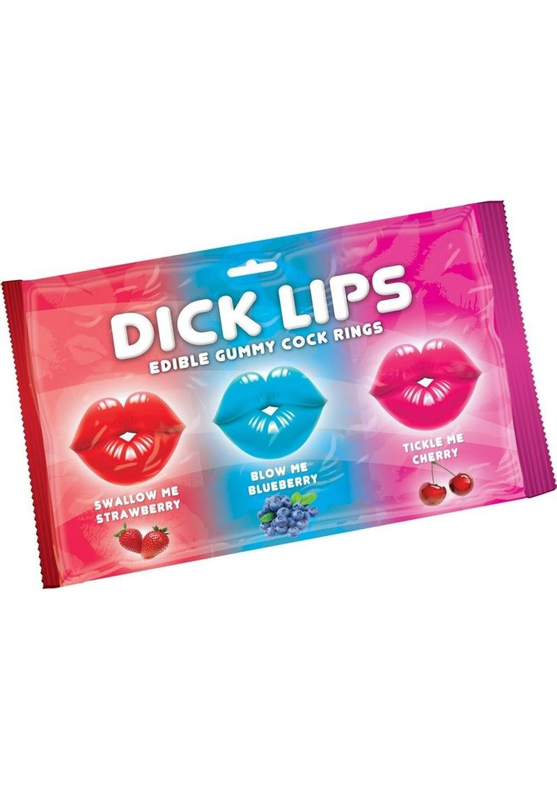 Dick Lips Edible Gummy Cock Rings Candy Set