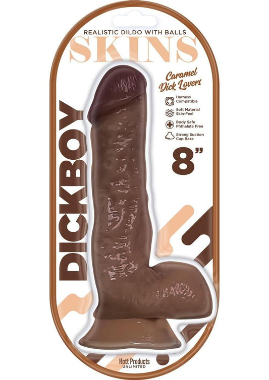 DickBoy Fragrance-Free Skins Caramel Lovers Dildo