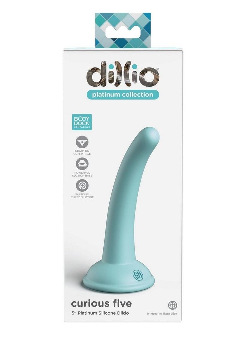 Dillio Platinum Curious Five Platinum Silicone Dildo