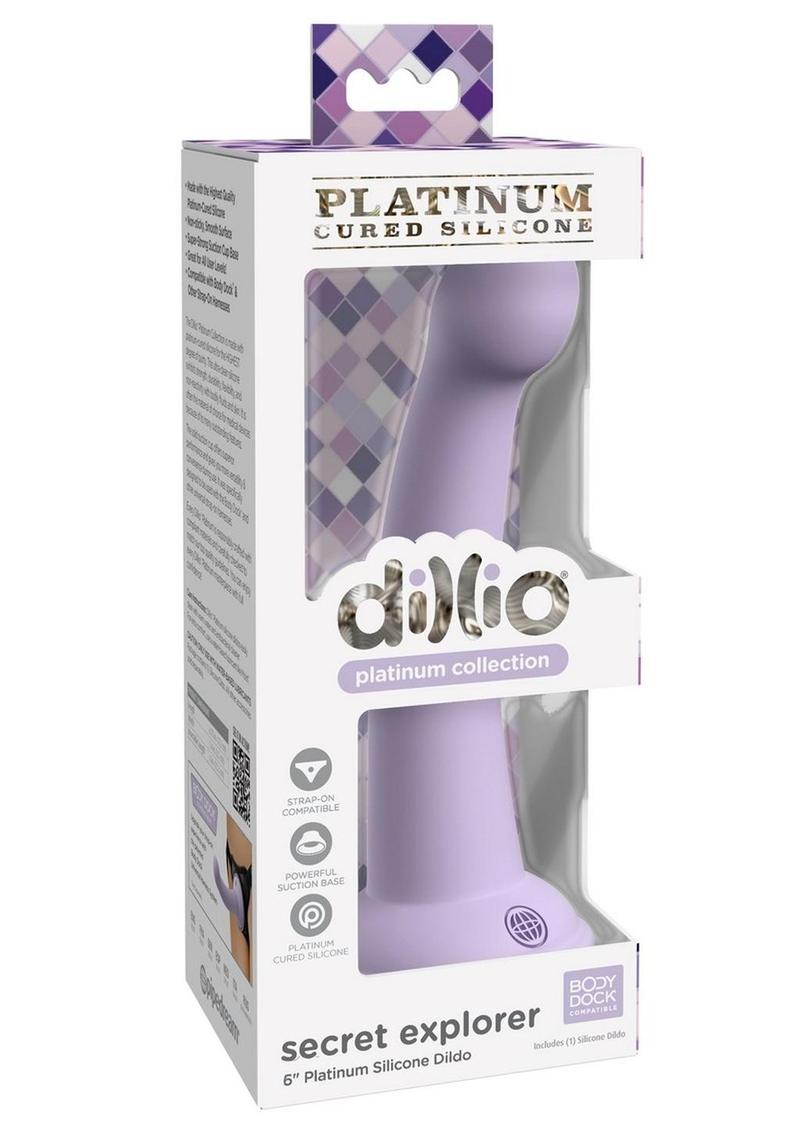 Dillio Platinum Secret Explorer Body Dock Silicone Dildo